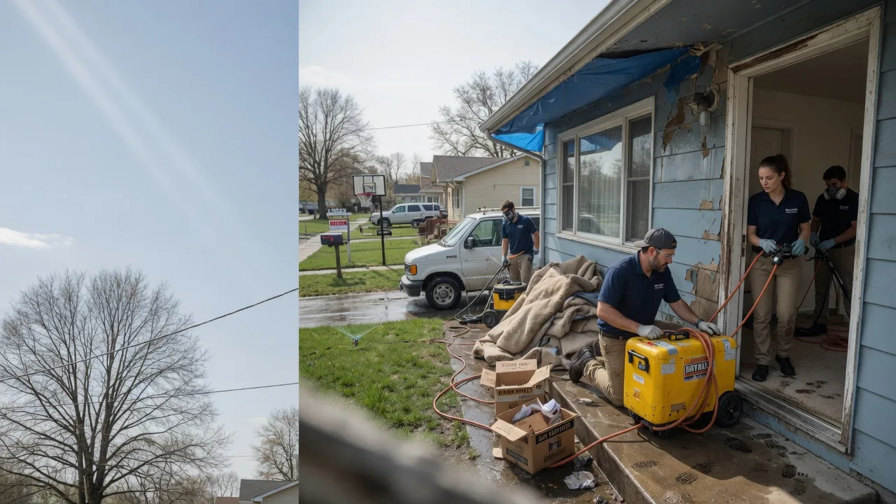 Basement Flood Cleanup in Noble, MO near me